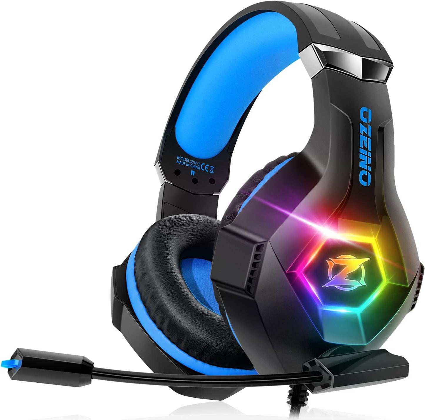 Casque Gaming Ozeino RGB – PS5, PS4, PC, Xbox, Switch – Micro Anti-Bruit
